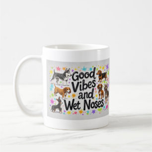 Hunde, gute Roben und weiße Nasen spielerische Doo Kaffeetasse