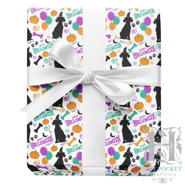 Hunde Halloween Geschenkpapier (Von Creator hochgeladen)