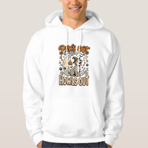 Hunde-Halloween-Heul-Party Hoodie