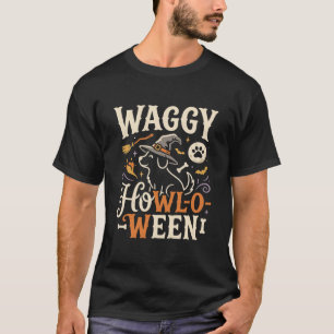 Hunde Halloween Hexen Nacht T-Shirt