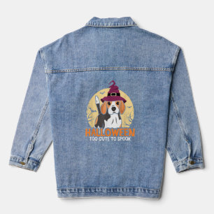 Hunde Halloween Jeansjacke
