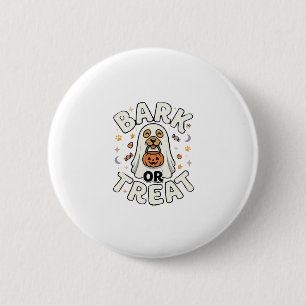 Hunde-Halloween-Leckerei-Trupp Button