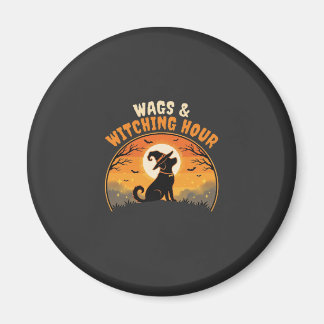 Hunde Halloween Mondlicht Magnet