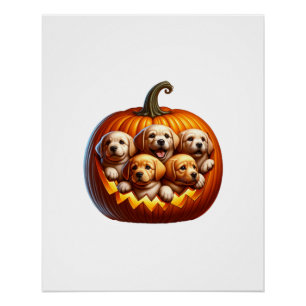 Hunde Halloween Poster