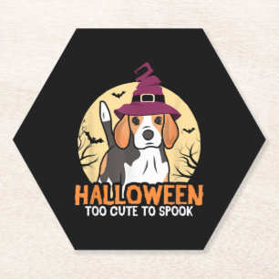 Hunde Halloween Untersetzer