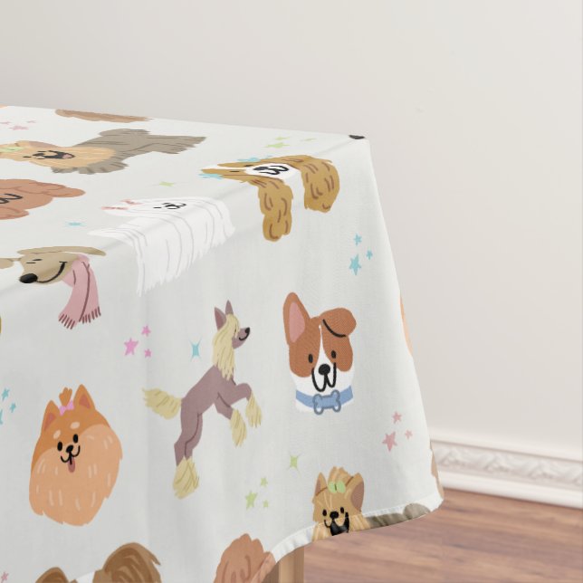 Hunde Haustiere Kinder Tischdecke (Beispiel)