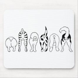 Hunde-Hintern - Maus-Pad Mousepad
