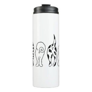 Hunde-Hintern Thermosbecher