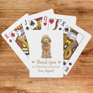 Hunde-Hochzeitsgunst-Spielkarten Spielkarten