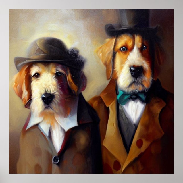 Hunde Holmes und Watson Poster (Vorne)