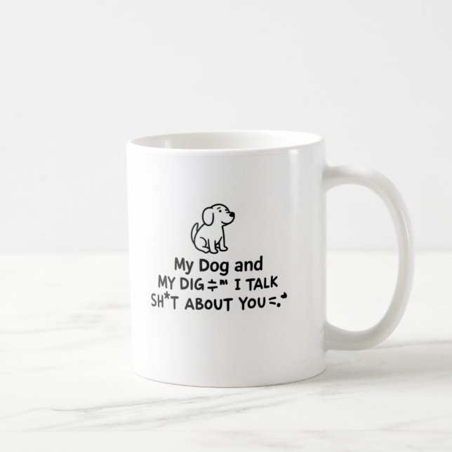 Hunde Humor Kaffeetasse (Rechts)