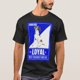Hunde Humor Pointer Dog Zitat für immer Briefmarke T-Shirt