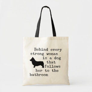 Hunde Humor Zitat - Corgi Tragetasche