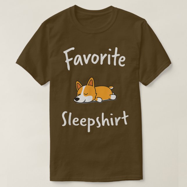 Hunde Hunde Corgi Nickerchen Schlafen Schlafen Paj T-Shirt (Design vorne)