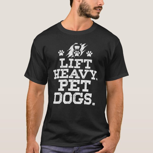 Hunde Hunde Hunde Hunde Hunde Funny Fgym Trainings T-Shirt (Vorderseite)