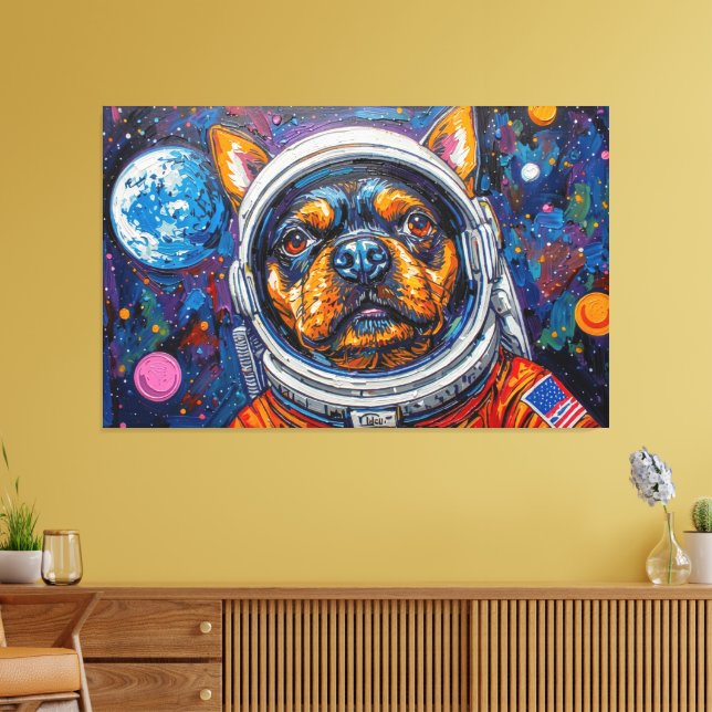 HUNDE IM ALL-13 LEINWANDDRUCK (Insitu (Wohnzimmer))