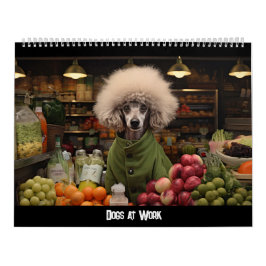 Hunde im Arbeitskalender Kalender