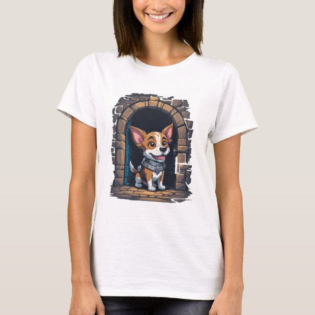 Hunde im Dungeon T-Shirt (Vorderseite)