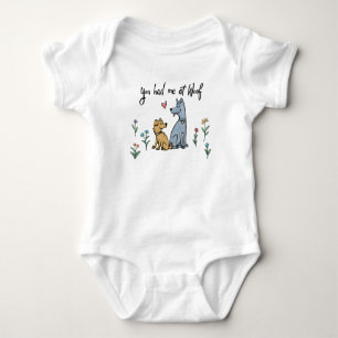 Hunde im Garten III hatten Sie mich am Schuss Baby Strampler