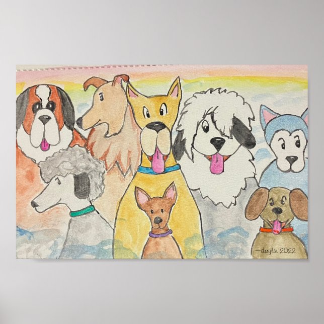 Hunde im Himmel Poster (Vorne)