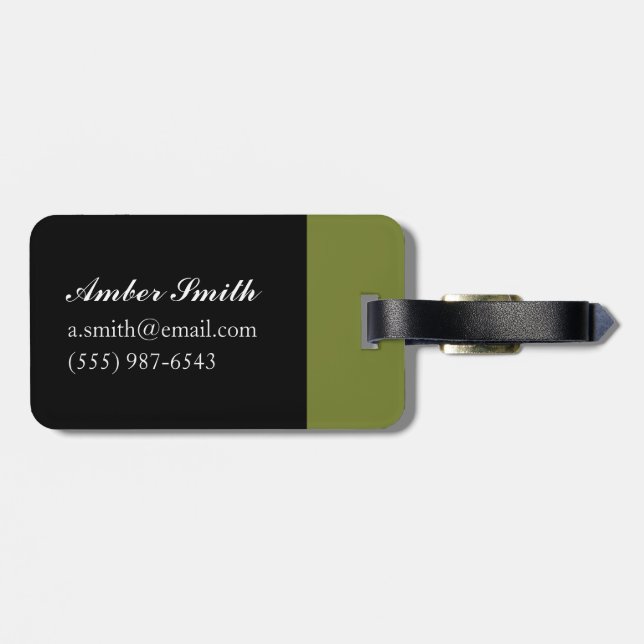 Hunde im Mai Gepäckanhänger (Rückseite horizontal)