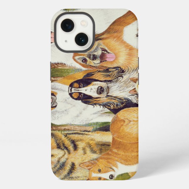Hunde im Mai iPhone Hülle (Rückseite)