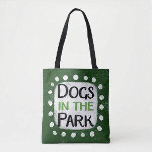 Hunde im Park Tote Bag Tasche
