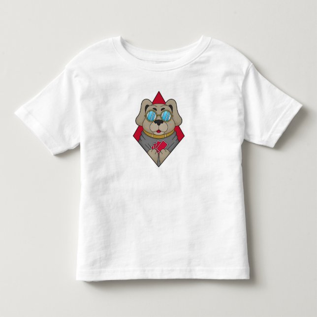 Hunde im Poker mit Poker-Karten Kleinkind T-shirt (Vorderseite)