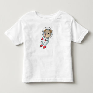 Hunde im Weltraum im Anzug Kleinkind T-shirt