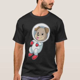 Hunde im Weltraum im Anzug T-Shirt
