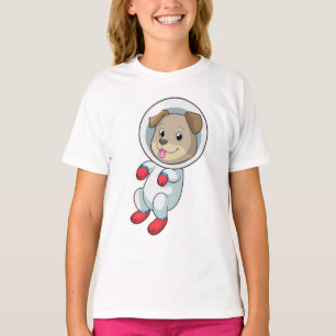 Hunde im Weltraum im Anzug T-Shirt