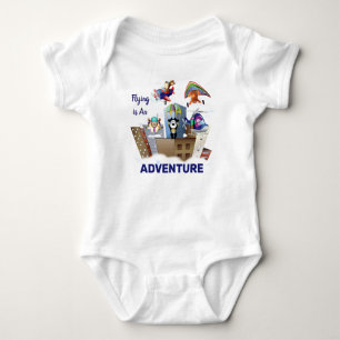 Hunde in der Luftfahrt fliegen Baby Strampler