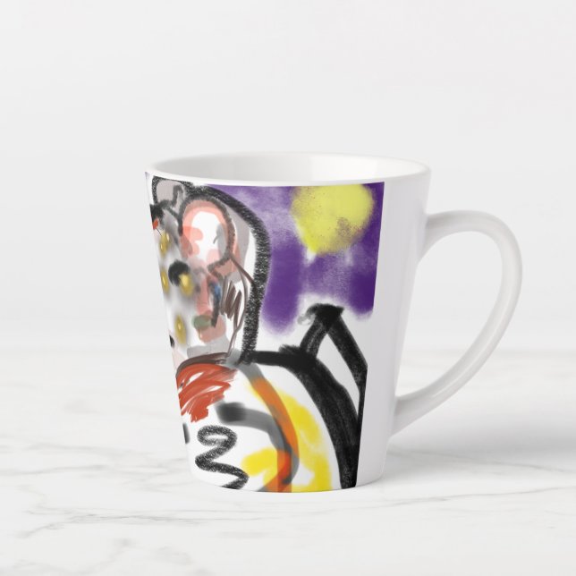Hunde in der Nacht Milchtasse (Rechts)