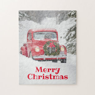 Hunde in einem Lastwagen