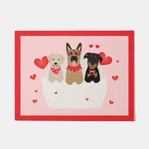 Hunde in Liebe Fußmatte
