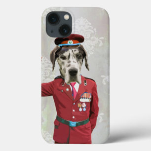Hunde in roter Militäruniform Case-Mate iPhone Hülle