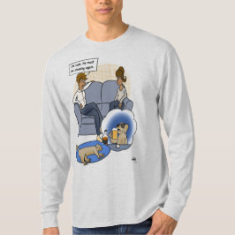 Hunde jagen Dream Men's Asche T-Shirt