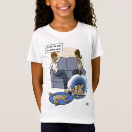 Hunde jagen Dream White Girl's T - Shirt