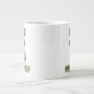 Hunde Kaffee Design–Alles was ich brauche ist Kaff Jumbo-Tasse