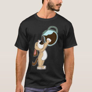 Hunde Kaffee Kaffeekanne T-Shirt