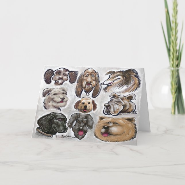 Hunde Karte (Vorderseite)