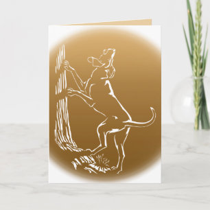 Hunde Karten Personalisierter Hund Art Grußkarte