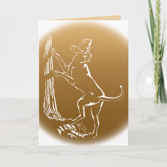 Hunde Karten Personalisierter Hund Art Grußkarte (Vorderseite)