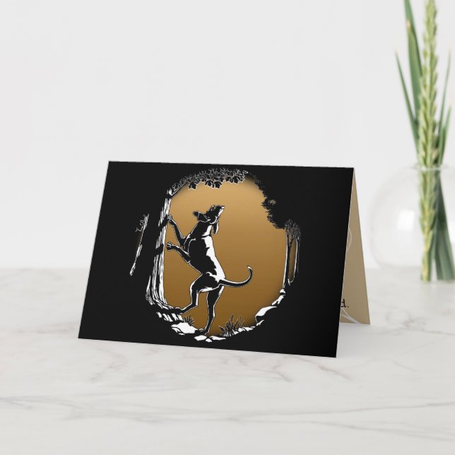 Hunde Karten Personalisierter Hund Art Grußkarte (Vorderseite)