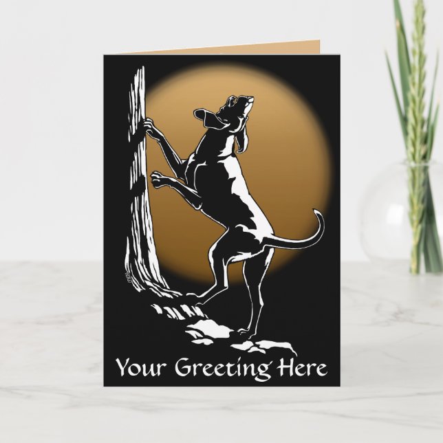 Hunde Karten Personalisierter Hund Art Grußkarte (Vorderseite)