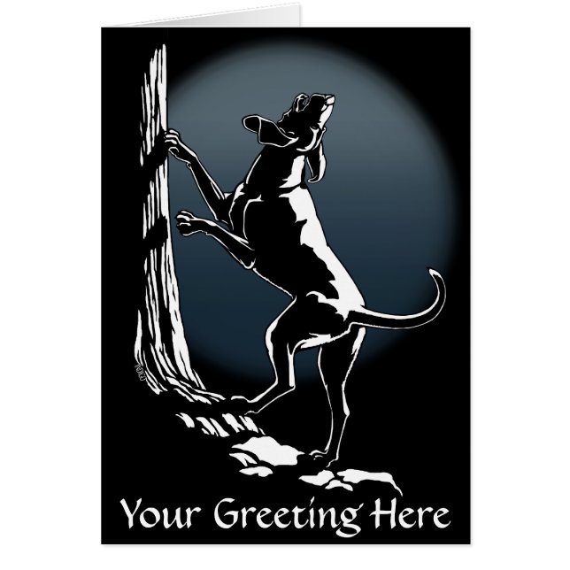 Hunde Karten Personalisierter Hund Art Grußkarte (Vorne)