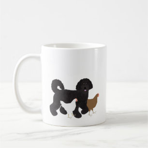 Hunde, Katze, Hühner Tasse