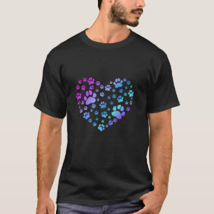 Hunde Katzen, die zum Valentinstag neigen T-Shirt