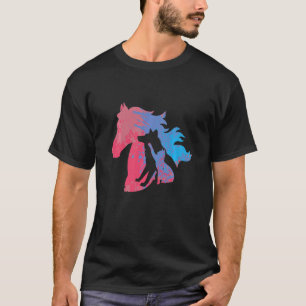 Hunde, Katzen und Pferde, Heimtiere für Tierschutz T-Shirt