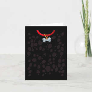 Hunde Kostüme Dalmations Spots Puppy Print Hallowe Karte